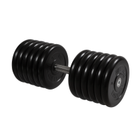 Гантель неразборная черная 61 кг MB-FdbM-B61