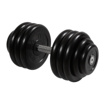 Гантель неразборная черная 38.5 кг MB-FdbM-B38,5