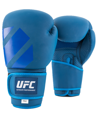 UFC Tonal Boxing Тренировочные перчатки для бокса ,16 унций, синий UTO-75435